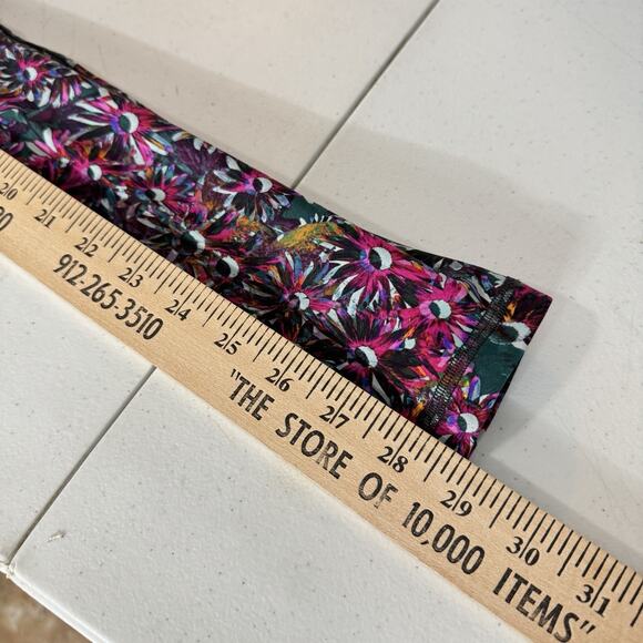 Lululemon Base Pace High-Rise Fleece Tight 28" Sz 2 Floral Electric Multi W5DYRS - Picture 12 of 13